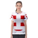 Donald Trump flag Women s Sport Mesh Tee