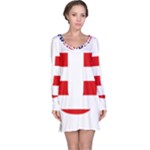 Donald Trump flag Long Sleeve Nightdress