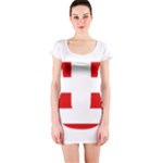 Donald Trump flag Short Sleeve Bodycon Dress