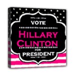 pink Hillary Clinton Mini Canvas 8  x 8  (Stretched)