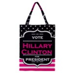 pink Hillary Clinton Classic Tote Bag