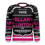 pink Hillary Clinton Men s Long Sleeve Tee