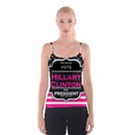 pink Hillary Clinton Spaghetti Strap Top