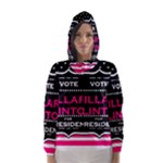 pink Hillary Clinton Hooded Wind Breaker (Women)