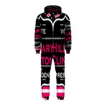 pink Hillary Clinton Hooded Jumpsuit (Kids)