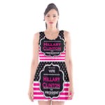 pink Hillary Clinton Scoop Neck Skater Dress