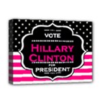 pink Hillary Clinton Deluxe Canvas 16  x 12  (Stretched) 