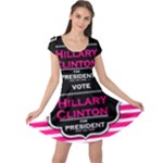 pink Hillary Clinton Cap Sleeve Dress