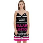 pink Hillary Clinton Women s Reversible Sports Bra with Border