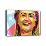 pastel Hillary Clinton Mini Canvas 7  x 5  (Stretched)