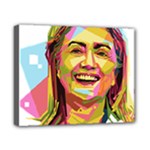 pastel Hillary Clinton Canvas 10  x 8  (Stretched)