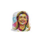 pastel Hillary Clinton Drawstring Pouch (Small)