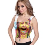 pastel Hillary Clinton Crop Top