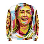 pastel Hillary Clinton Men s Sweatshirt