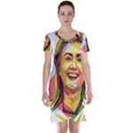 pastel Hillary Clinton Short Sleeve Nightdress