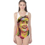 pastel Hillary Clinton One Piece Swimsuit