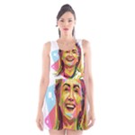 pastel Hillary Clinton Scoop Neck Skater Dress