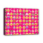 hot pink emoji Deluxe Canvas 16  x 12  (Stretched) 