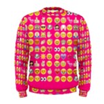 hot pink emoji Men s Sweatshirt