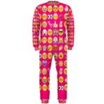 hot pink emoji OnePiece Jumpsuit (Men)