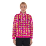 hot pink emoji Winter Jacket