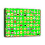 lime green Emoji Deluxe Canvas 16  x 12  (Stretched) 