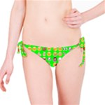 lime green Emoji Bikini Bottom