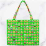 lime green Emoji Mini Tote Bag