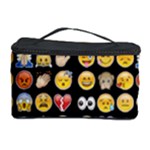 black Emoji Cosmetic Storage Case