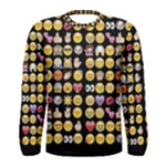 black Emoji Men s Long Sleeve Tee