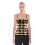 black Emoji Spaghetti Strap Top