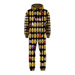 black Emoji Hooded Jumpsuit (Kids)