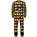 black Emoji OnePiece Jumpsuit (Men)