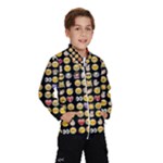 black Emoji Wind Breaker (Kids)