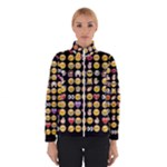 black Emoji Winter Jacket