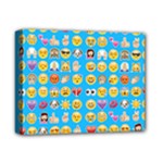 teal Emoji Deluxe Canvas 14  x 11  (Stretched)