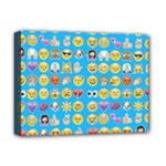 teal Emoji Deluxe Canvas 16  x 12  (Stretched) 