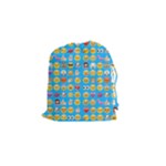 teal Emoji Drawstring Pouch (Small)