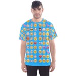 teal Emoji Men s Sport Mesh Tee