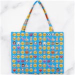 teal Emoji Mini Tote Bag