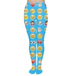 teal Emoji Tights