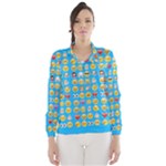 teal Emoji Wind Breaker (Women)