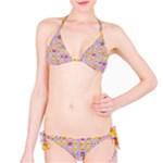 pastel purple Emoji  Bikini Set