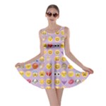 pastel purple Emoji  Skater Dress