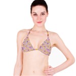 pastel purple Emoji  Bikini Top