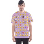 pastel purple Emoji  Men s Sport Mesh Tee