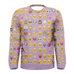 pastel purple Emoji  Men s Long Sleeve Tee