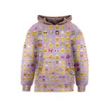 pastel purple Emoji  Kids  Pullover Hoodie