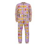 pastel purple Emoji  OnePiece Jumpsuit (Kids)