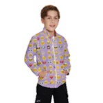 pastel purple Emoji  Wind Breaker (Kids)